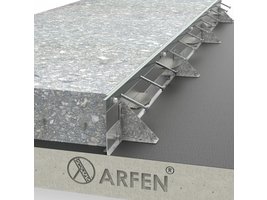 ARFEN SJ 285 dilatační profil pro spojení podlahových desek, nerez ocel, H = 285 - 330 mm